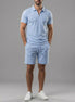 Herren Polohemden und Shorts Set für lässigen Stil