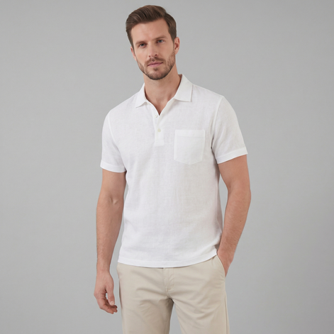 Herren Poloshirt mit kurzen Ärmeln für den Sommer