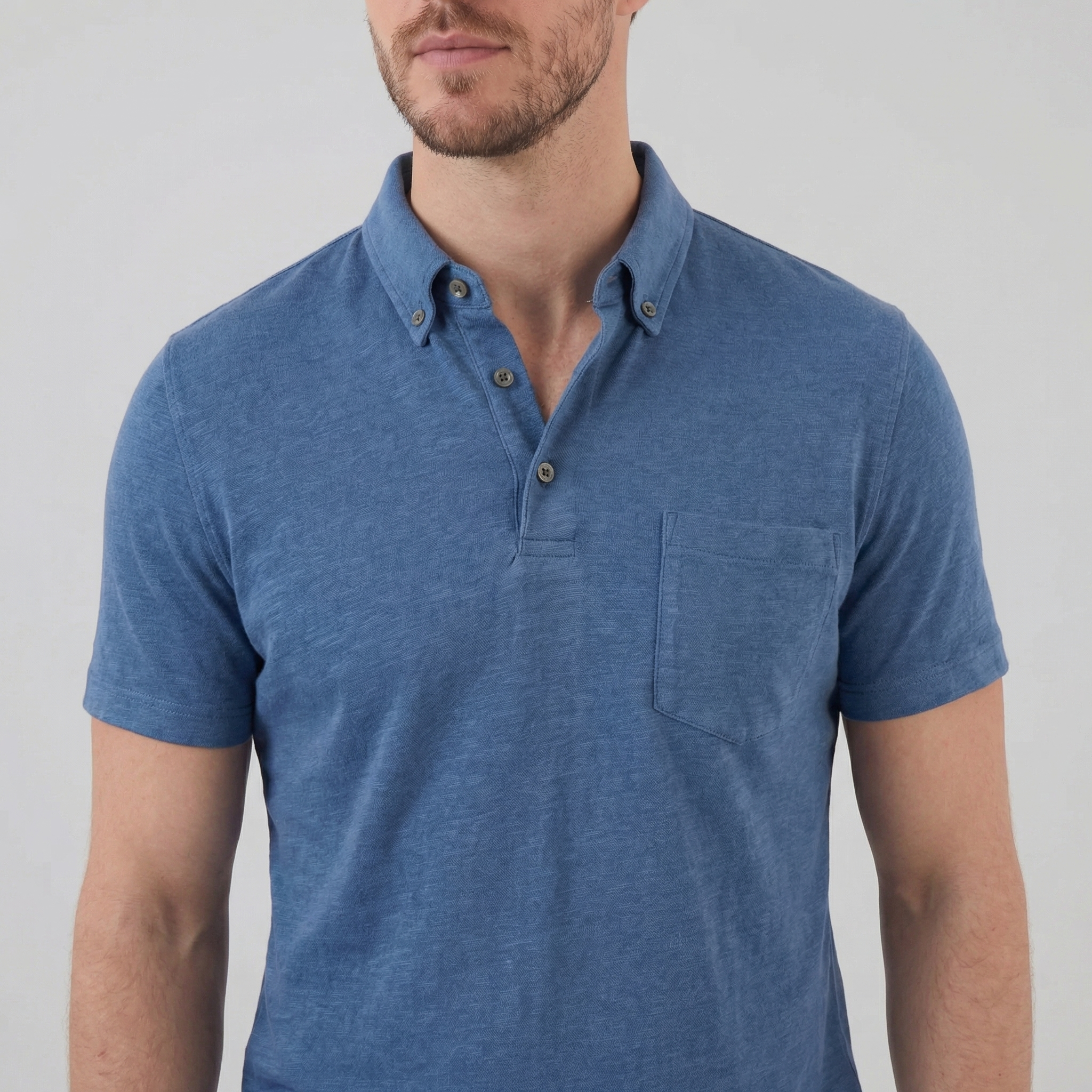 Herren Poloshirt mit kurzen Ärmeln für den Sommer