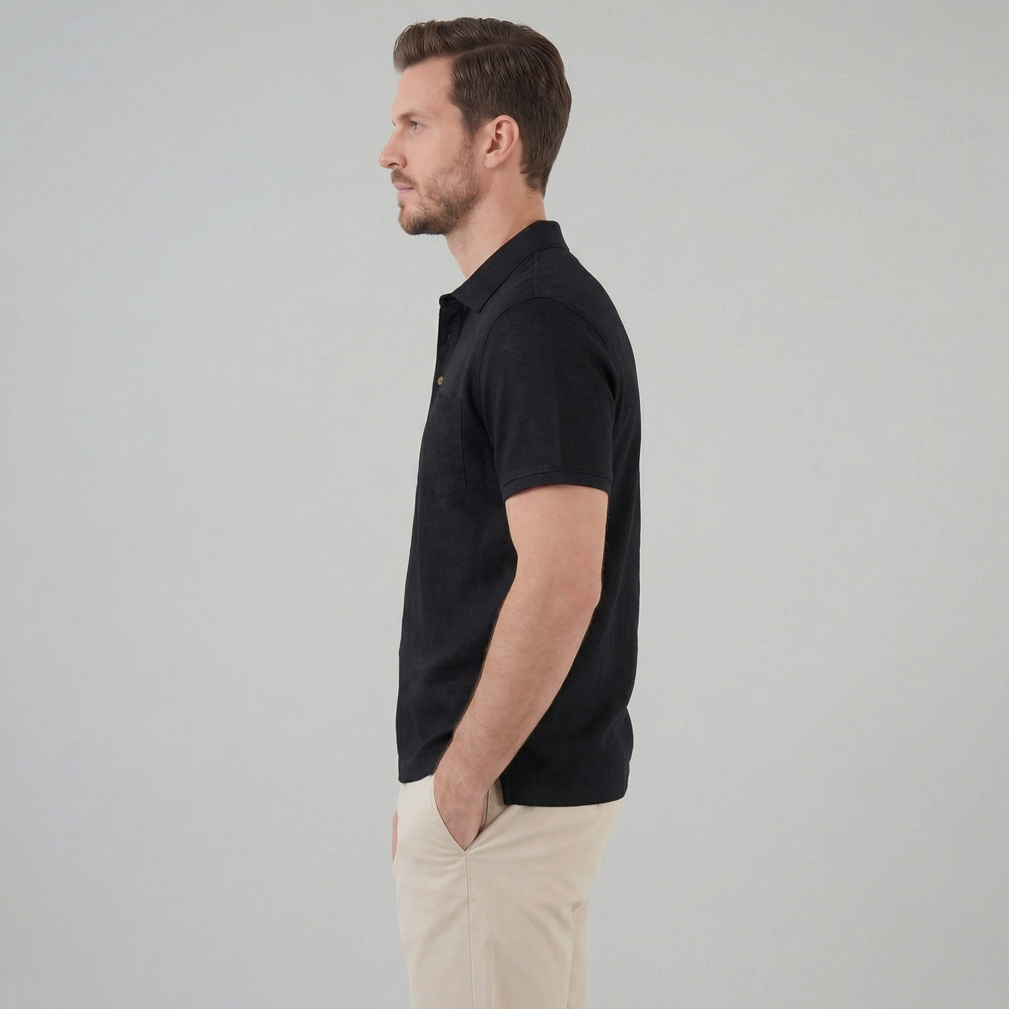 Herren Poloshirt mit kurzen Ärmeln für den Sommer