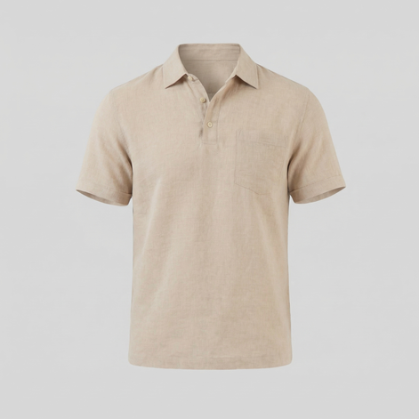 Herren Poloshirt mit kurzen Ärmeln für den Sommer