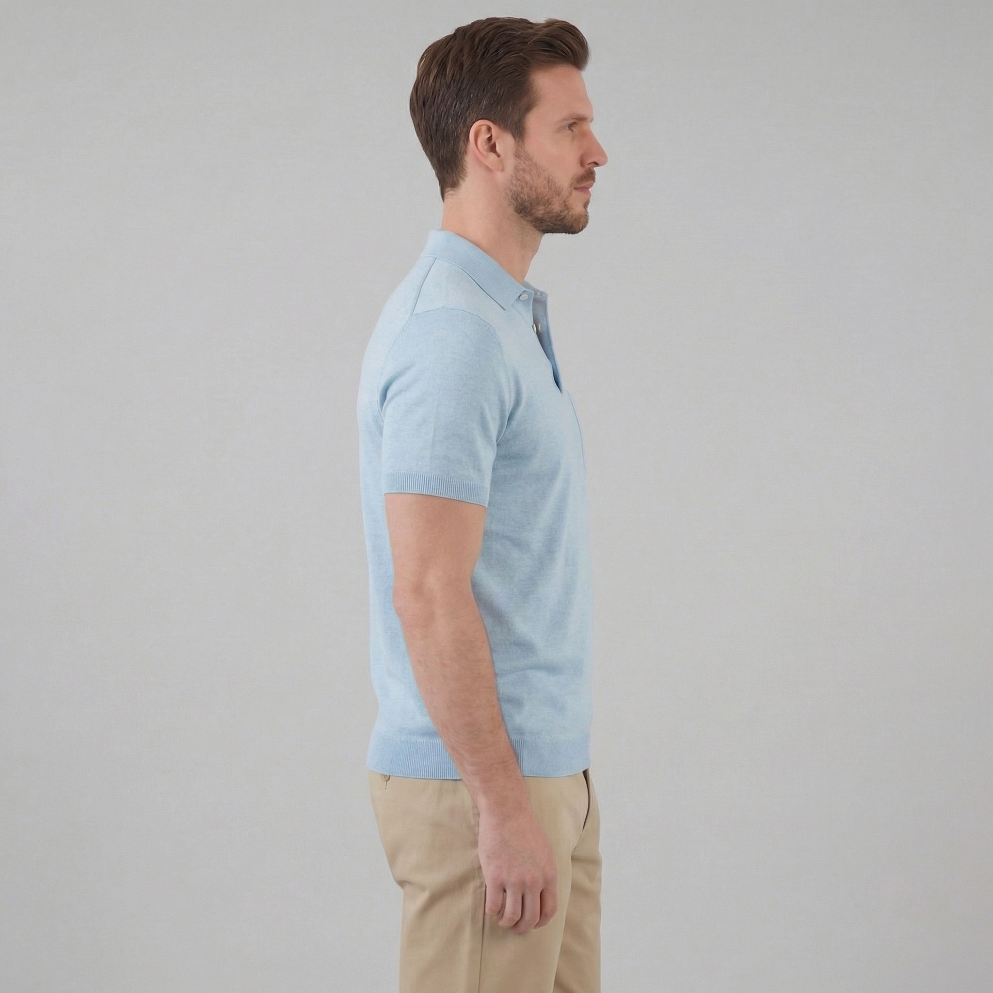 Herren Poloshirt mit kurzen Ärmeln für den Sommer