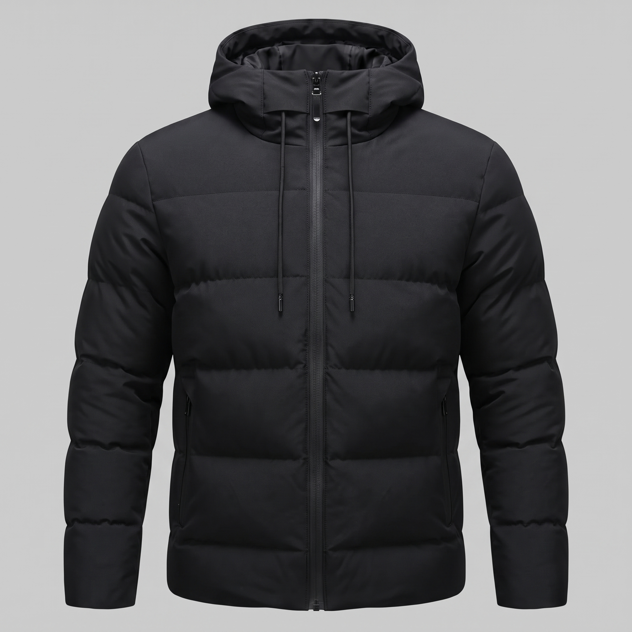 Herren Puffer-Winterjacke mit gesteppter Isolierung