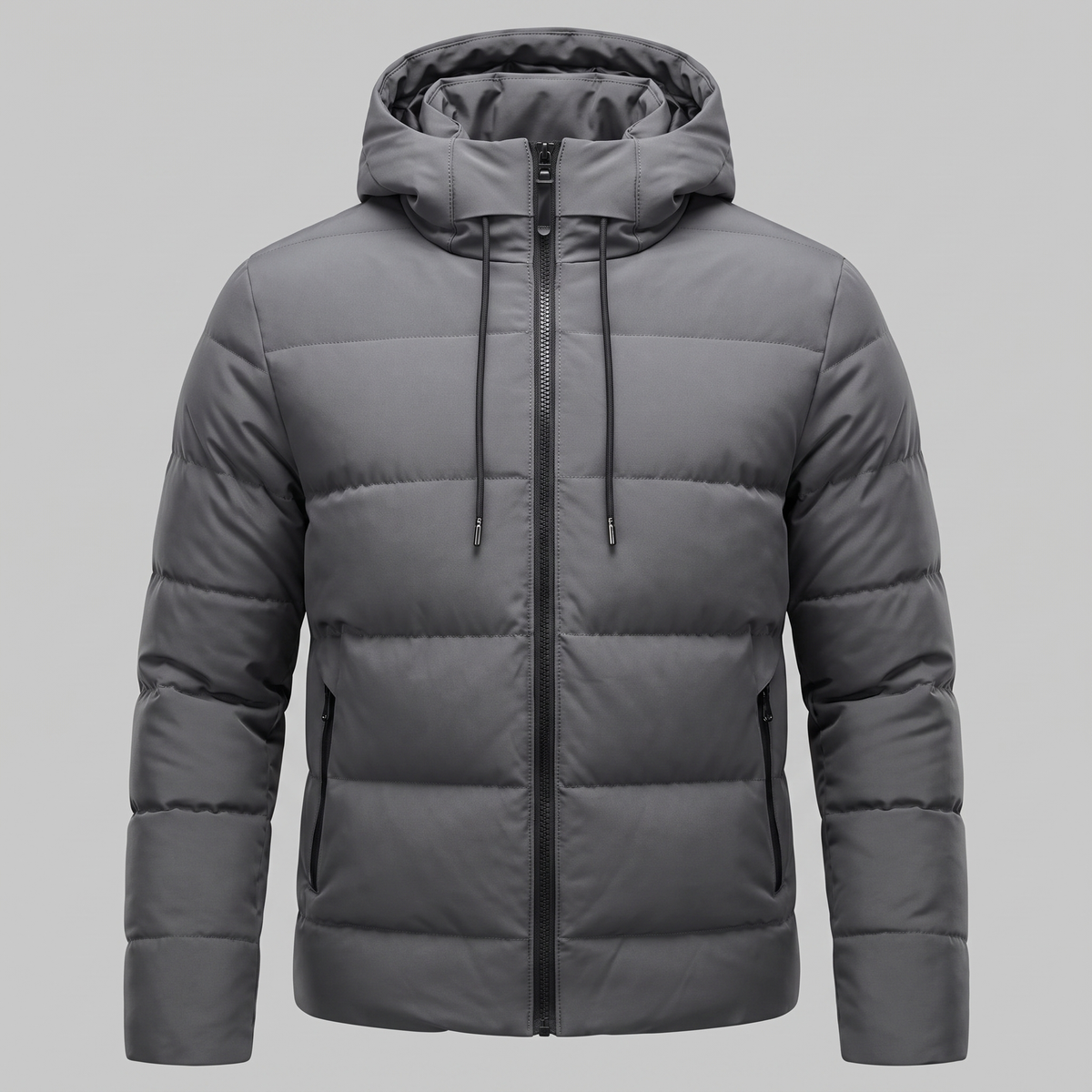 Herren Puffer-Winterjacke mit gesteppter Isolierung