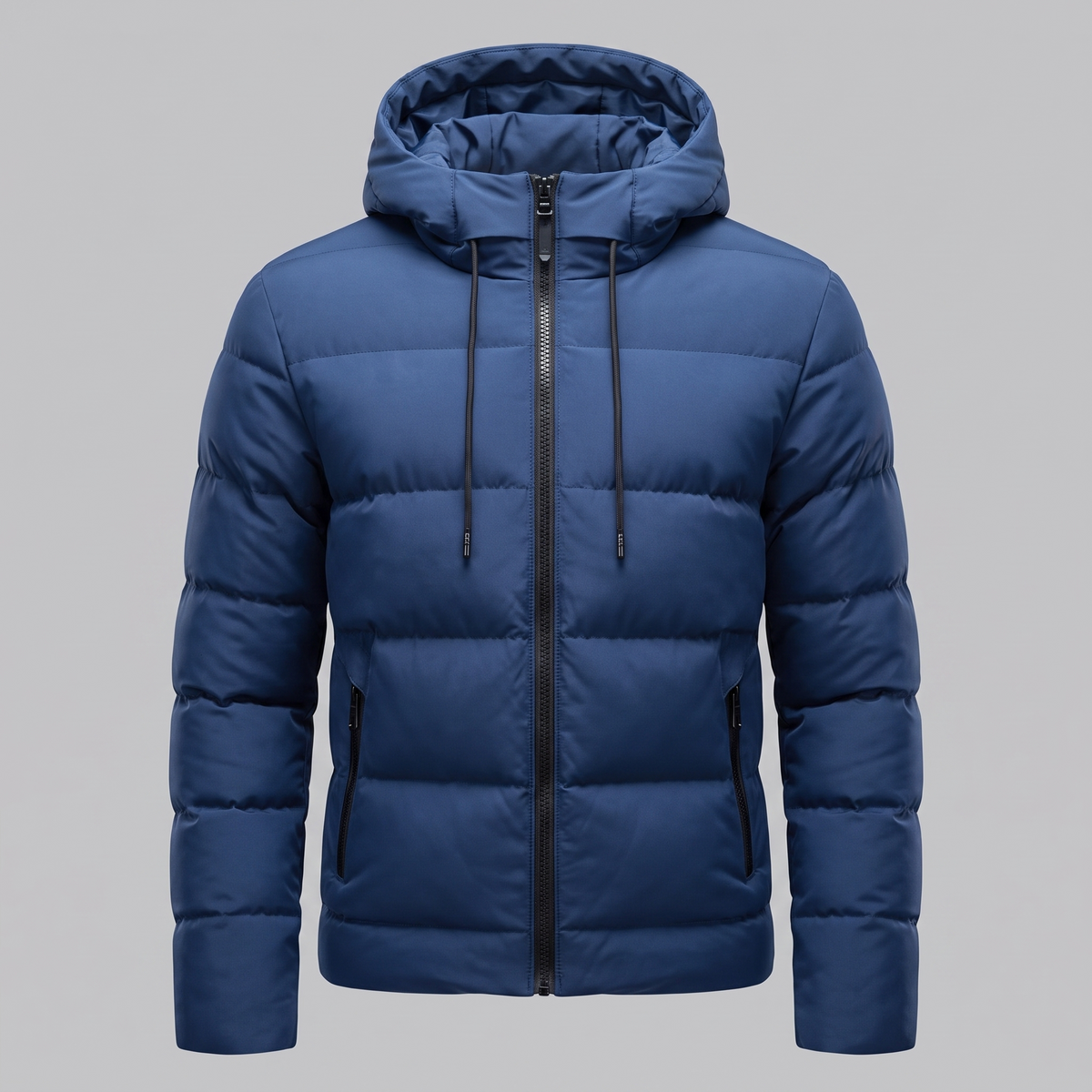 Herren Puffer-Winterjacke mit gesteppter Isolierung