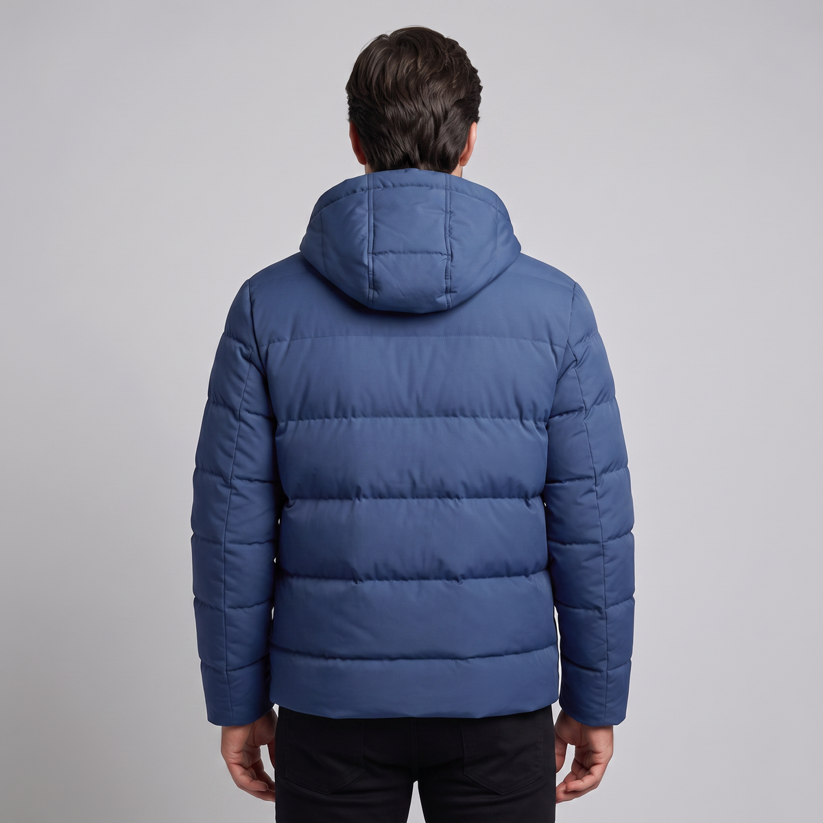 Herren Puffer-Winterjacke mit gesteppter Isolierung
