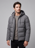 Herren Puffer-Winterjacke mit gesteppter Isolierung
