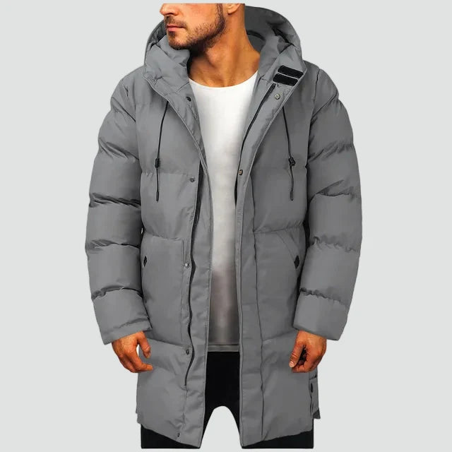 Herren Pufferjacke mit Kapuze in großen Größen bis 8XL