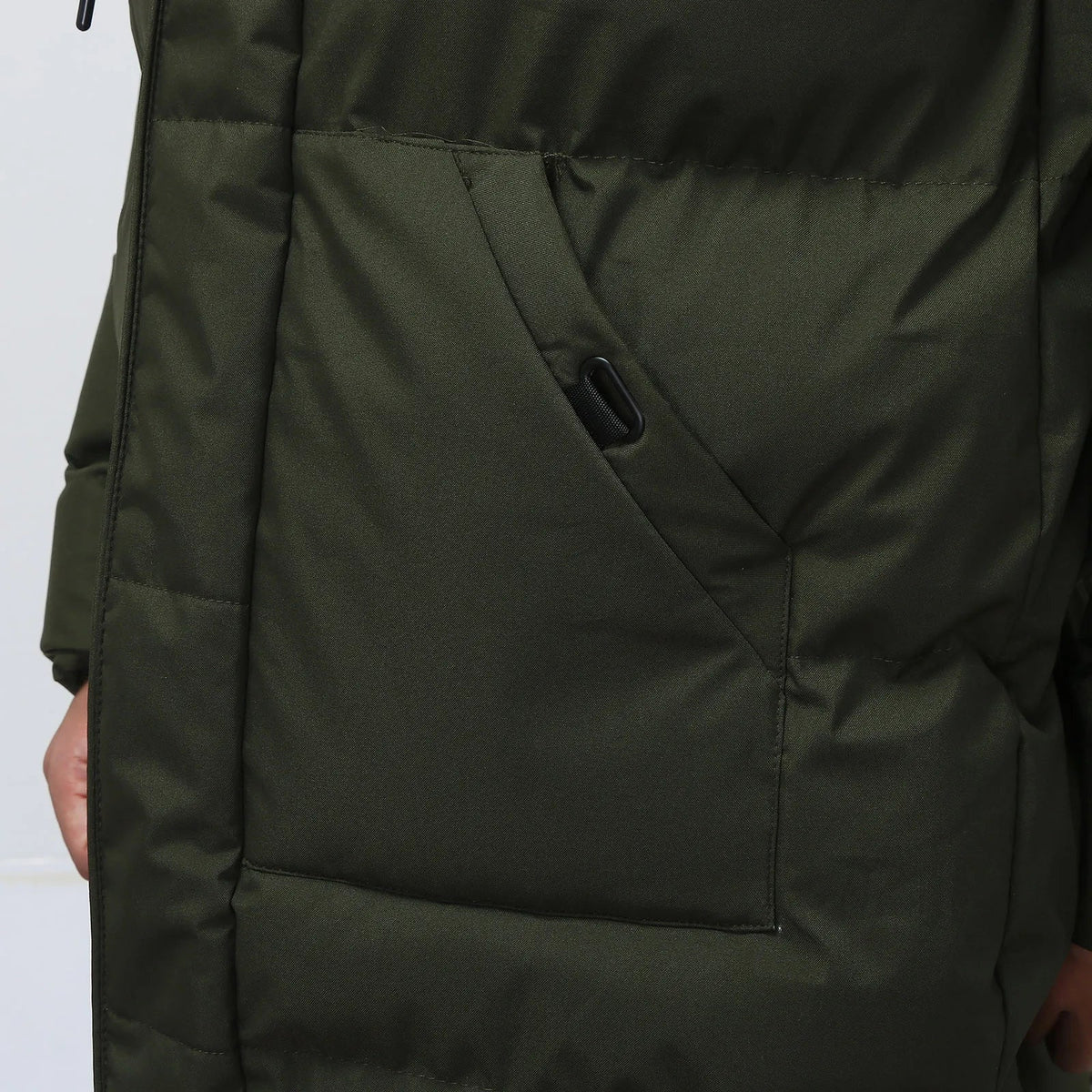 Herren Pufferjacke mit Kapuze in großen Größen bis 8XL