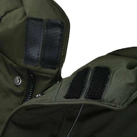 Herren Pufferjacke mit Kapuze in großen Größen bis 8XL