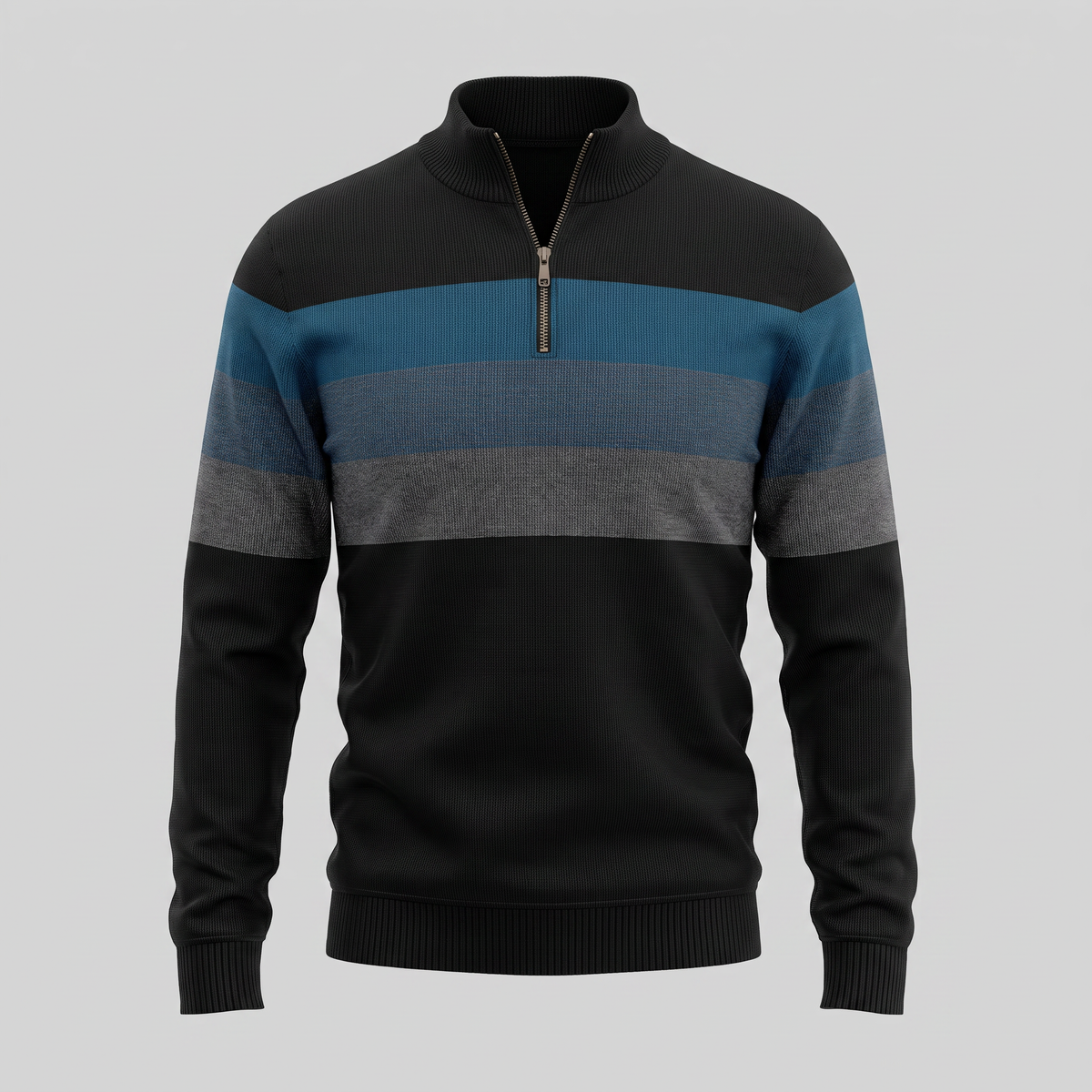 Herren Pullover mit Quarter-Zip