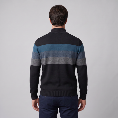 Herren Pullover mit Quarter-Zip