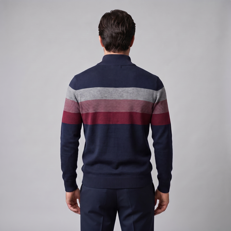 Herren Pullover mit Quarter-Zip