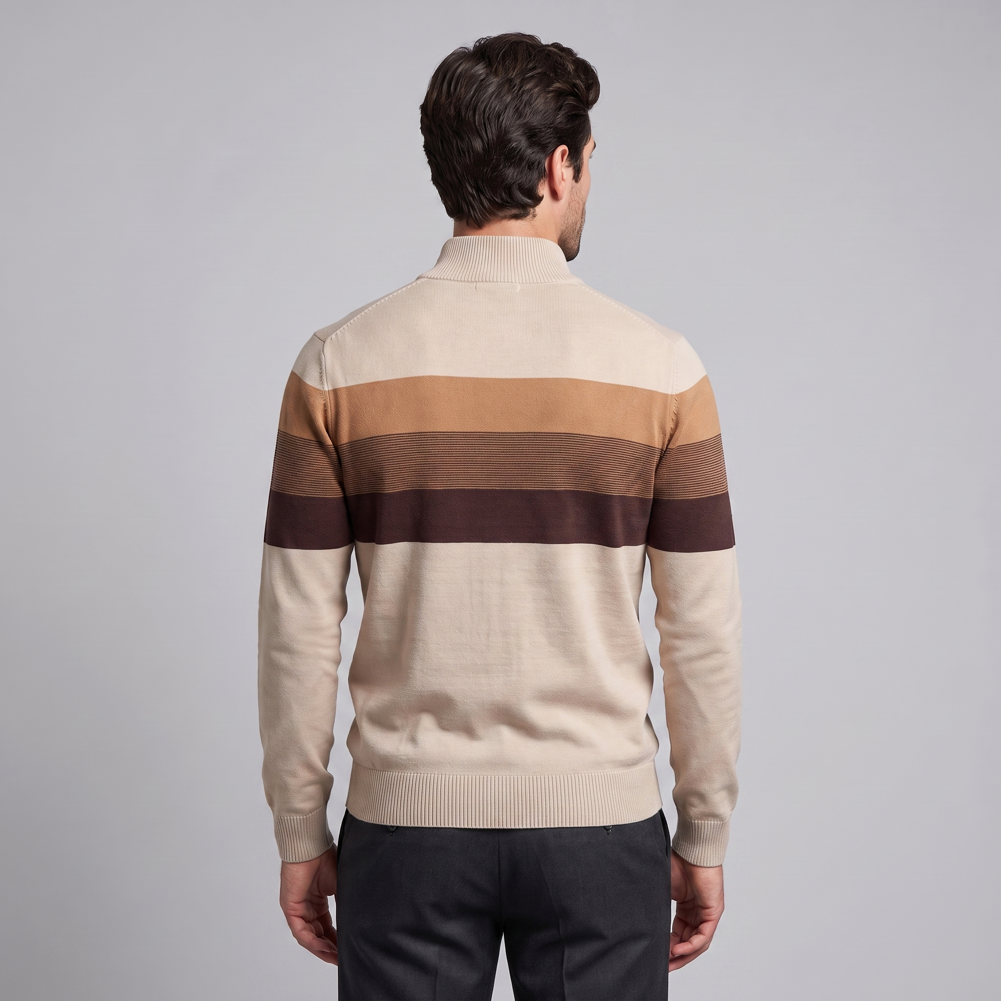 Herren Pullover mit Quarter-Zip