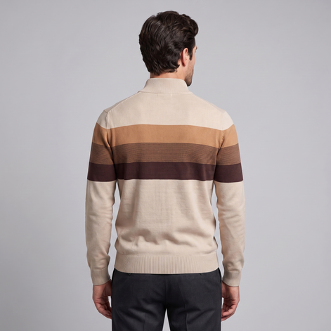 Herren Pullover mit Quarter-Zip