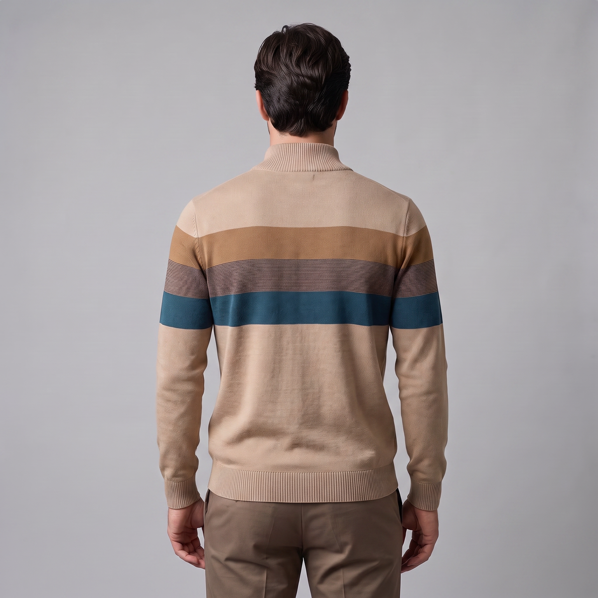 Herren Pullover mit Quarter-Zip
