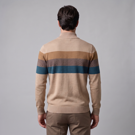 Herren Pullover mit Quarter-Zip