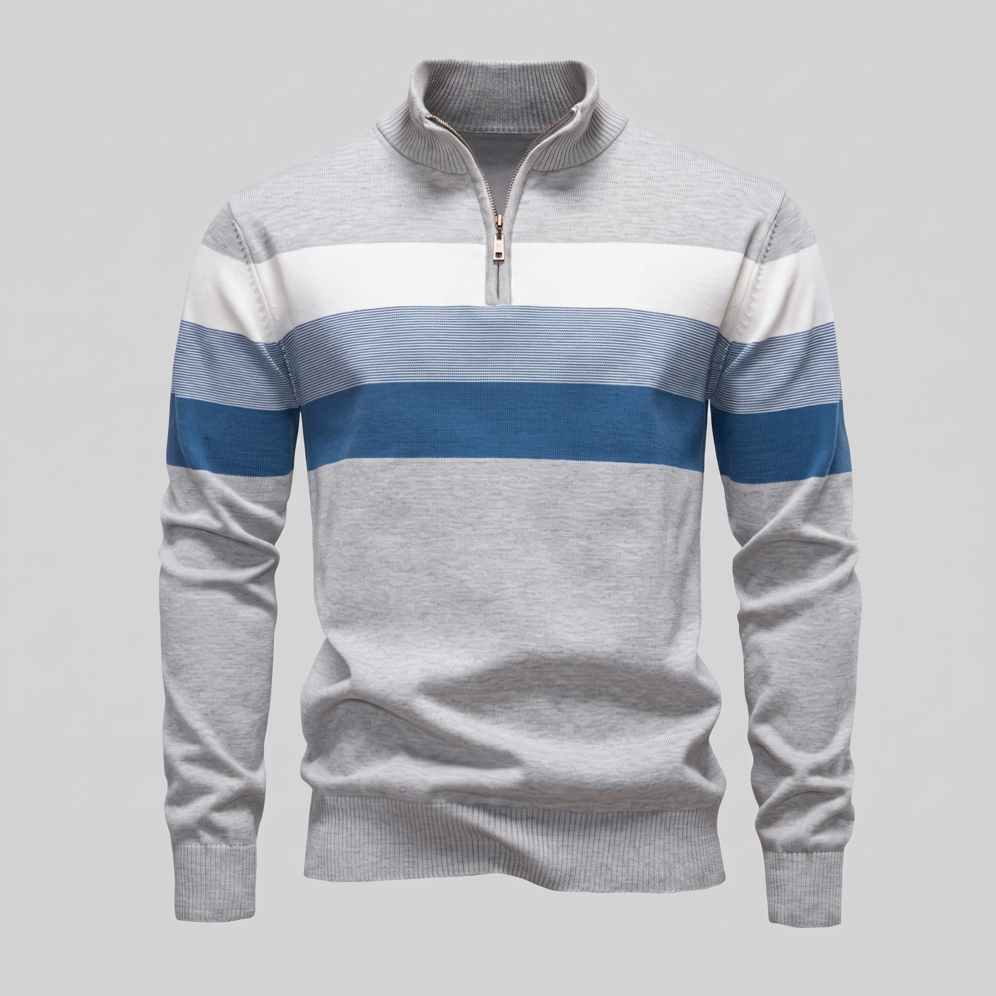 Herren Pullover mit Quarter-Zip