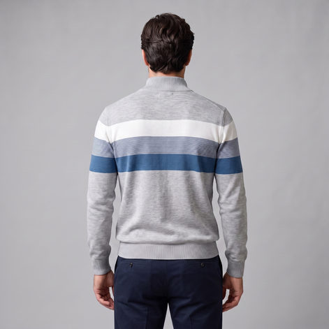 Herren Pullover mit Quarter-Zip