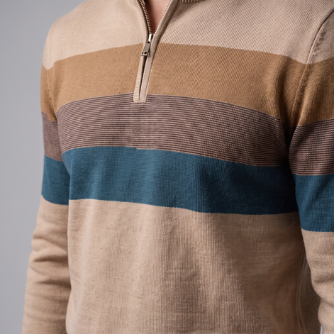 Herren Pullover mit Quarter-Zip
