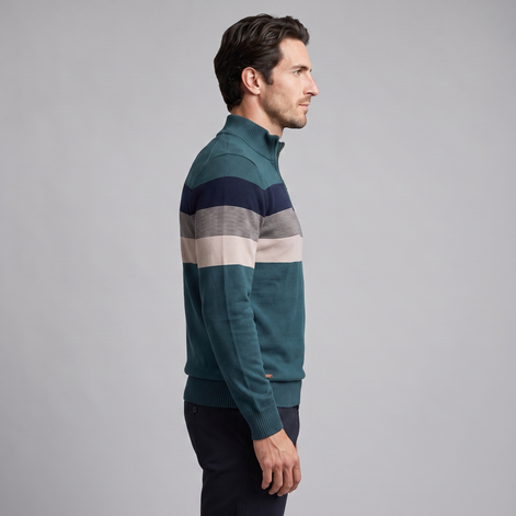 Herren Pullover mit Quarter-Zip