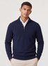 Herren Pullover mit Stehkragen und Reißverschluss