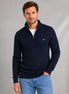 Herren Pullover mit Stehkragen und Reißverschluss