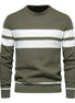 Herren Pullover mit Streifen in Regulärer Passform