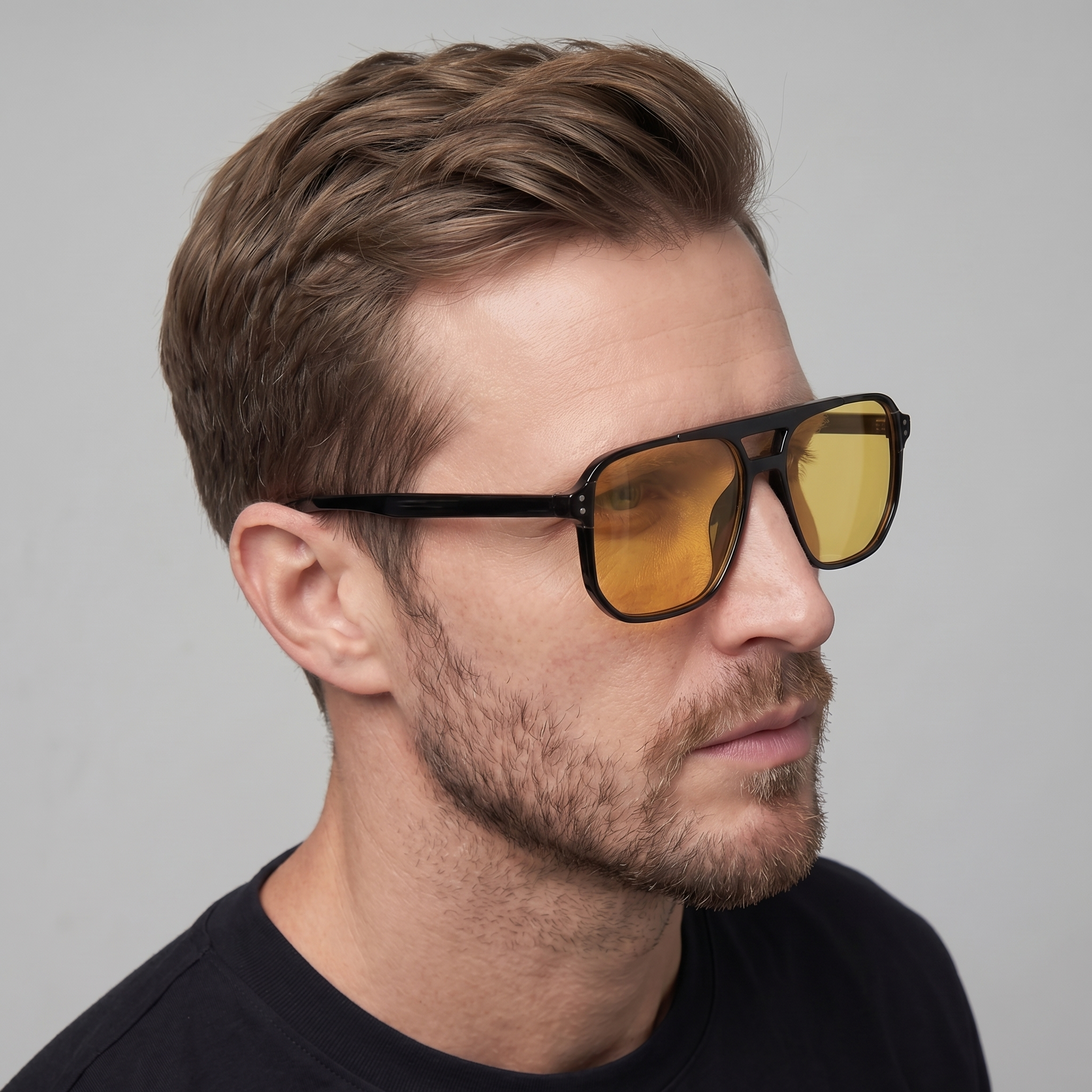 Herren Quadratische Sonnenbrillen