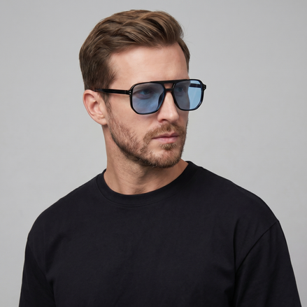 Herren Quadratische Sonnenbrillen
