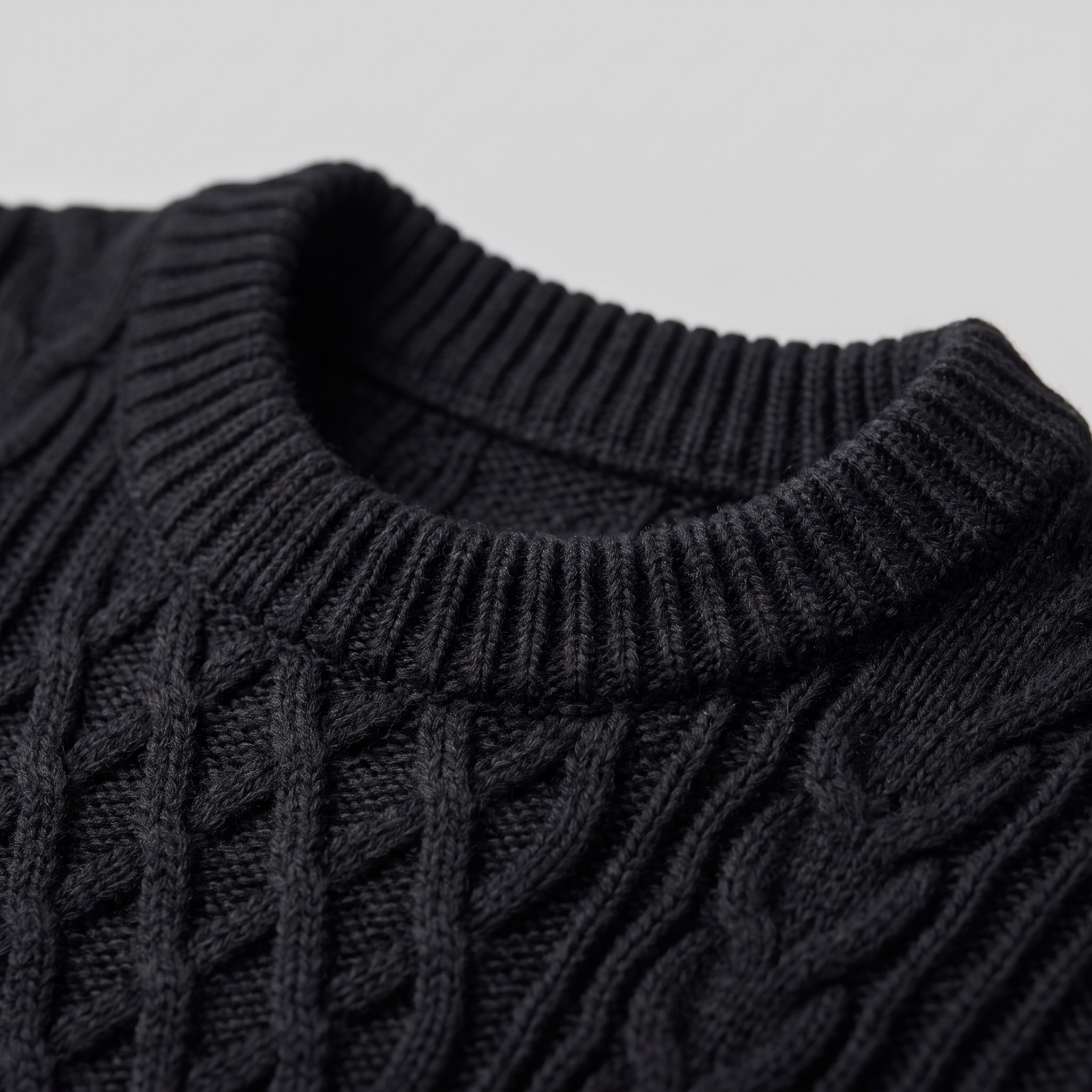 Herren Rautenmuster-Pullover mit Rundhals