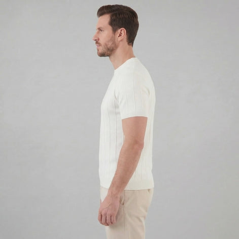 Herren Rippstrick T-Shirt