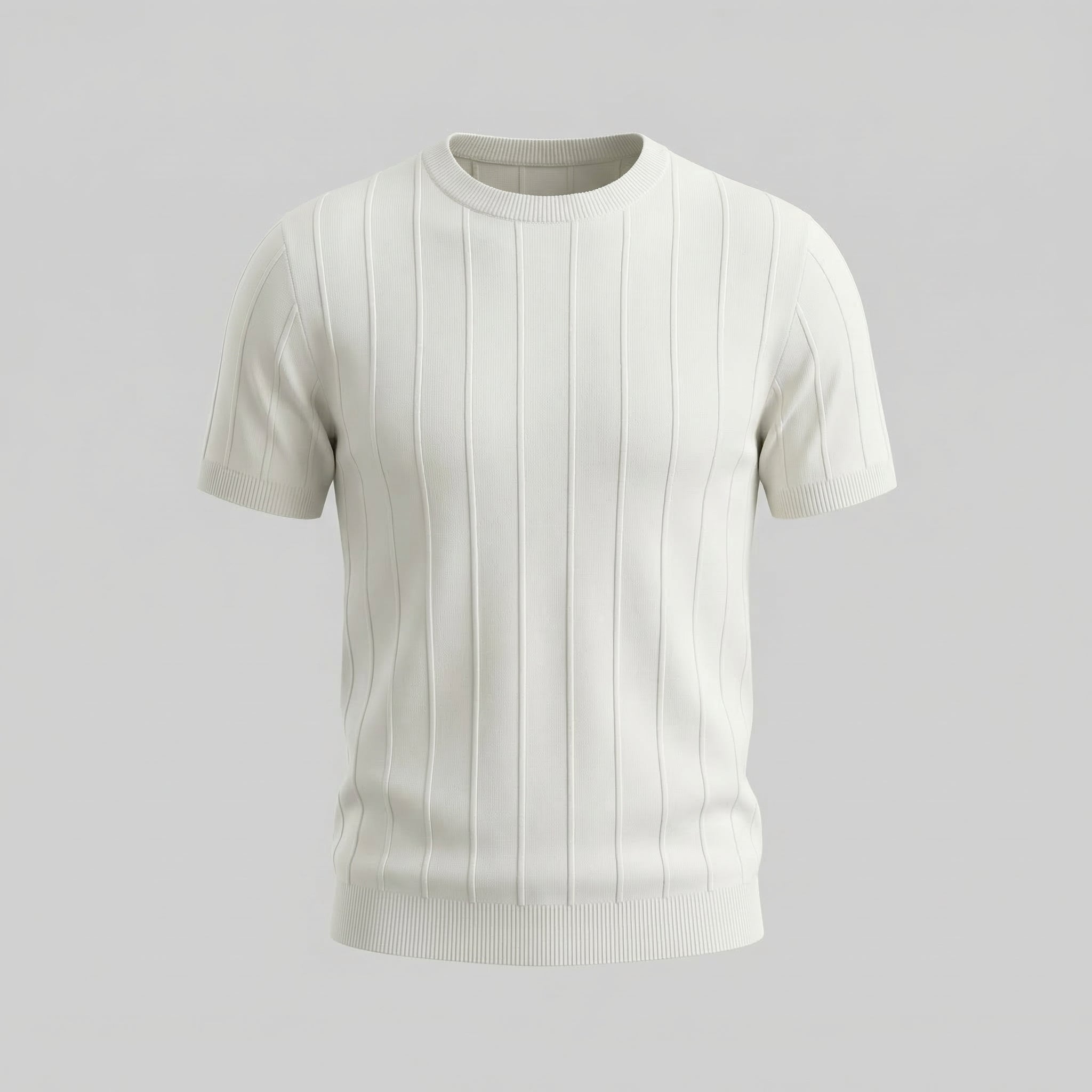Herren Rippstrick T-Shirt