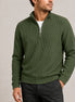 Herren Rippstrickpullover mit Viertelreißverschluss