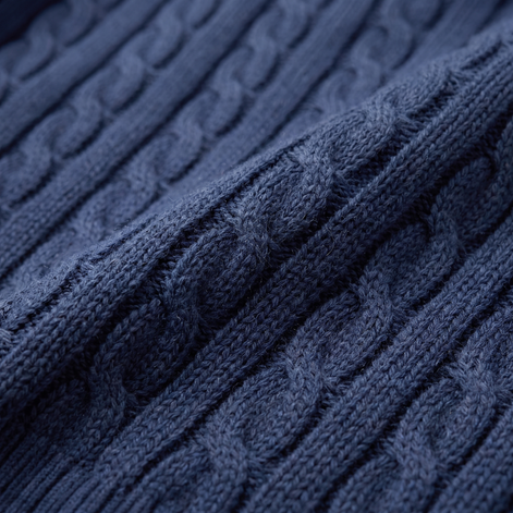 Herren Rollkragenpullover mit Zopfmuster