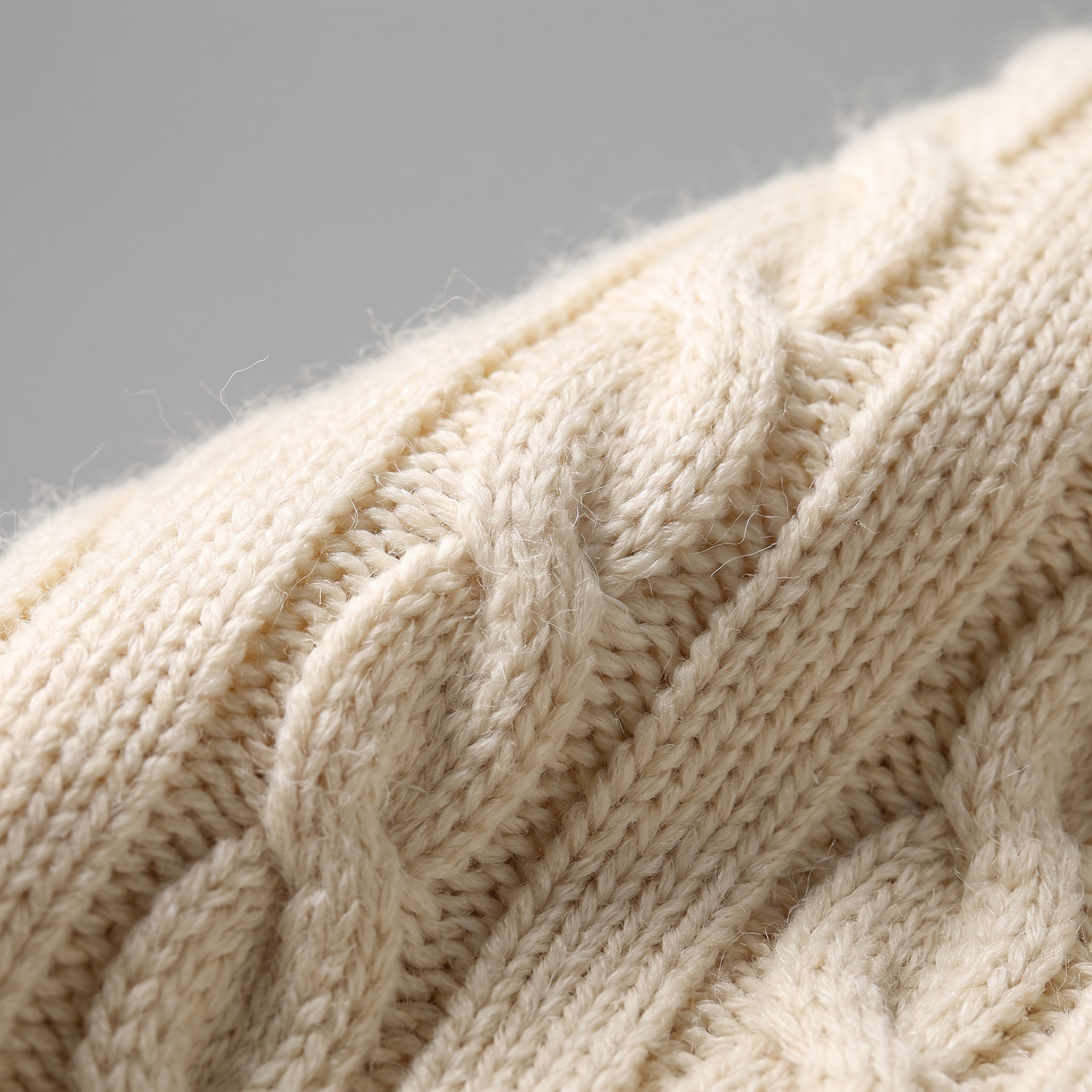 Herren Rollkragenpullover mit Zopfmuster