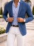 Herren Sakko Strickblazer