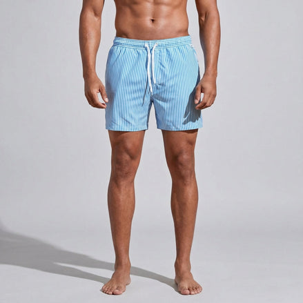 Herren Schnelltrocknende Badeshorts Lässige Freizeit Badeshorts
