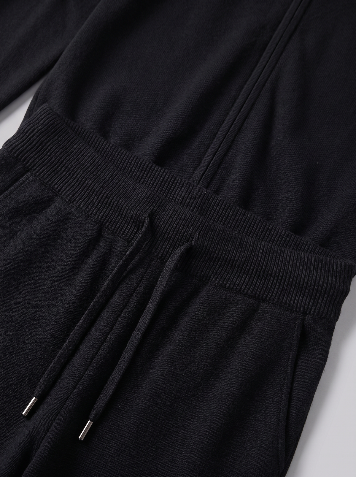 Herren Set aus Strickjacke aus Wolle mit Reissverschluss und Hose