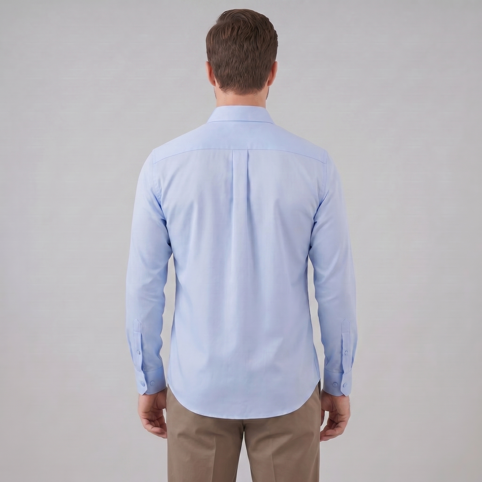 Herren Slim Fit Langarmhemd