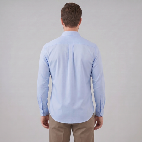 Herren Slim Fit Langarmhemd