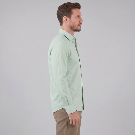 Herren Slim Fit Langarmhemd