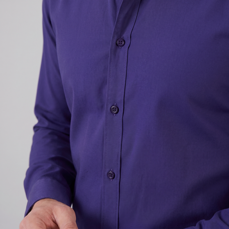 Herren Slim Fit Langarmhemd