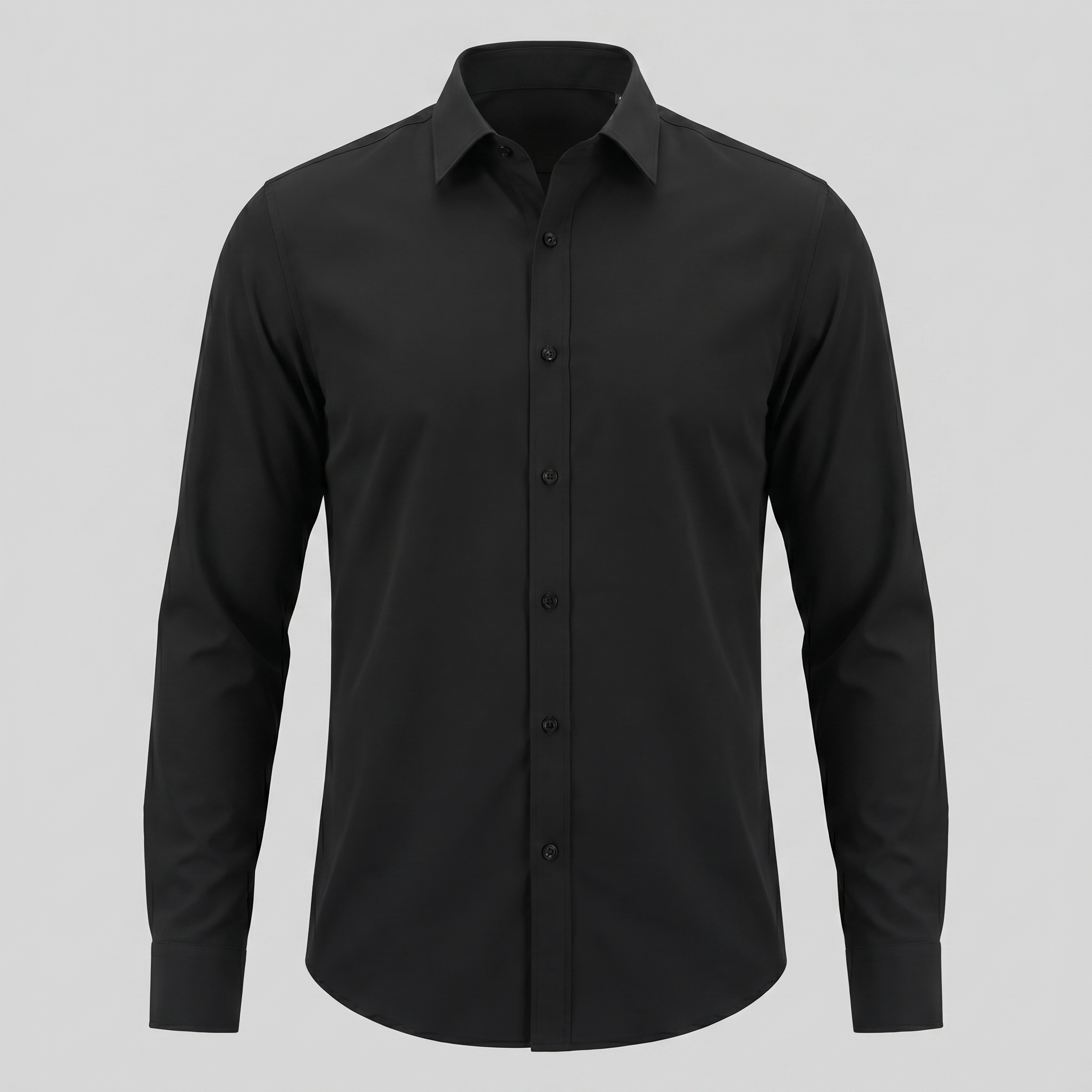 Herren Slim Fit Langarmhemd