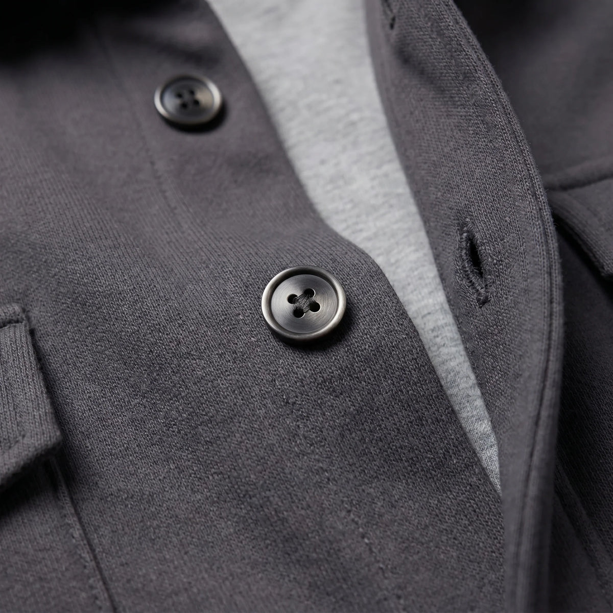 Herren Slim Fit Overshirt mit Brusttaschen