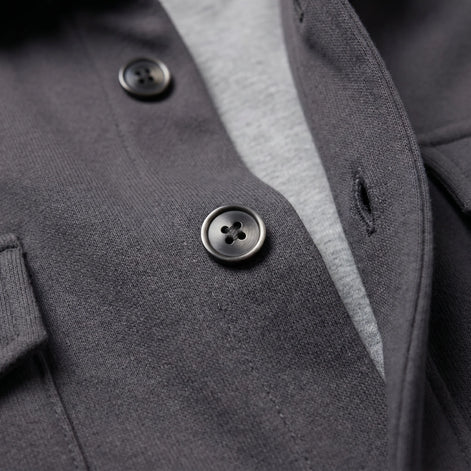 Herren Slim Fit Overshirt mit Brusttaschen