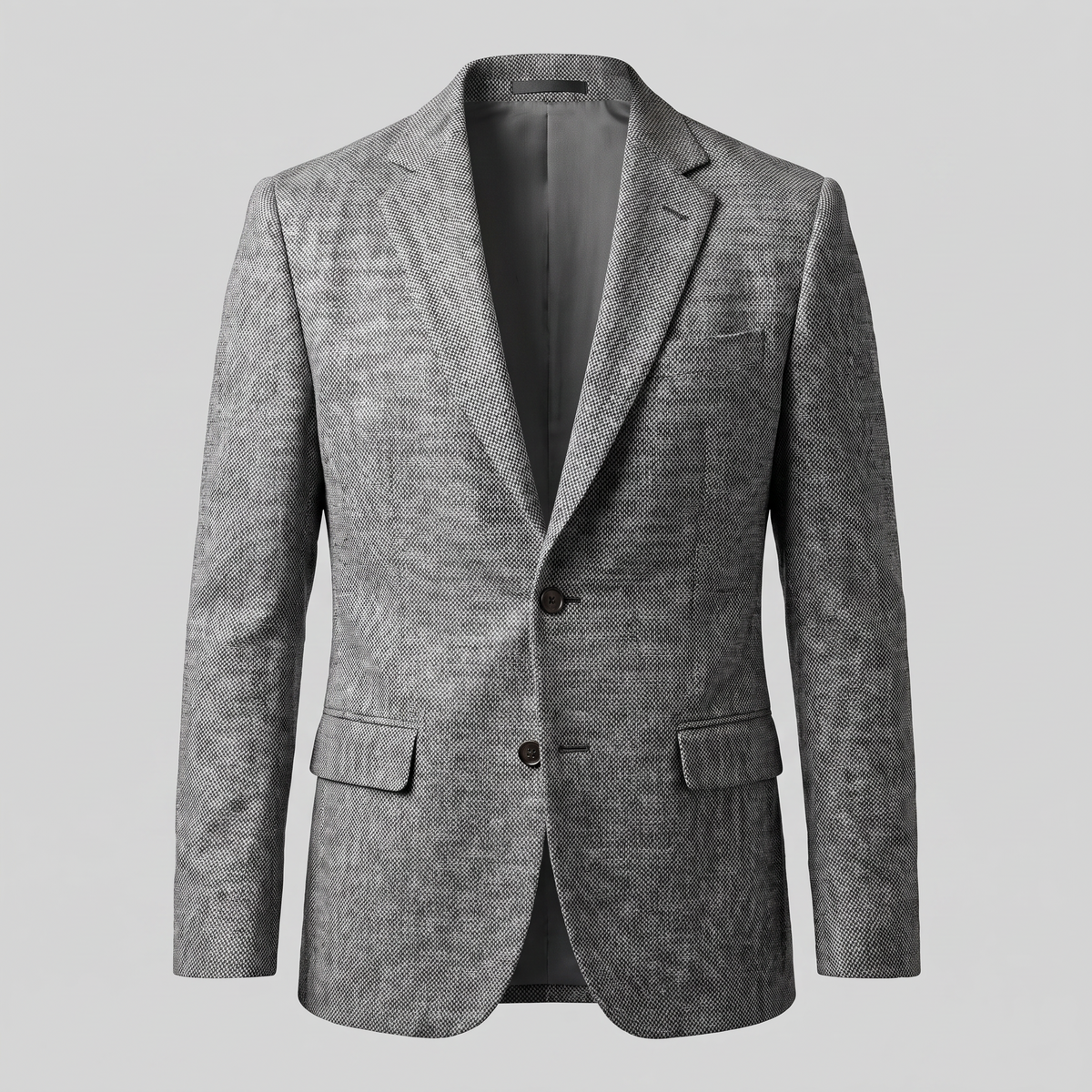 Herren Slim-Fit Winter-Blazer-Jacke