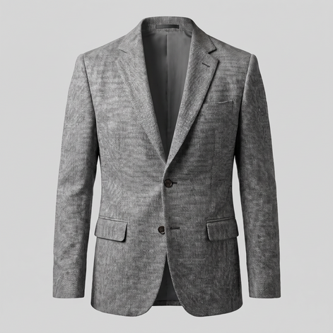 Herren Slim-Fit Winter-Blazer-Jacke