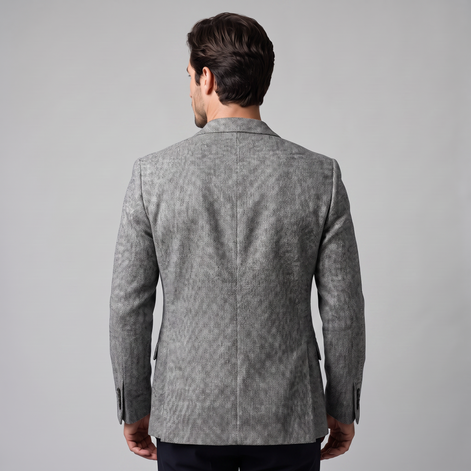 Herren Slim-Fit Winter-Blazer-Jacke