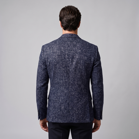 Herren Slim-Fit Winter-Blazer-Jacke